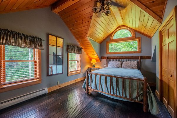 Bedroom, Interior, Wooden Beams, Wooden Ceilings, Wood Texture Flooring