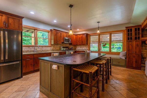 Interior, Kitchen, Pendant Lights, Recessed Lighting