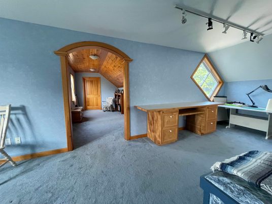 Home Office, Interior, Wooden Ceilings