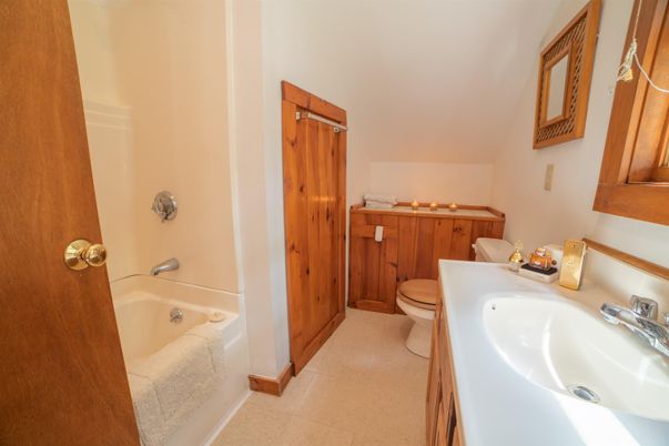 Bathroom, Interior, Wooden Walls