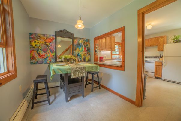 Dining room, Interior, Kitchen, Pendant Lights