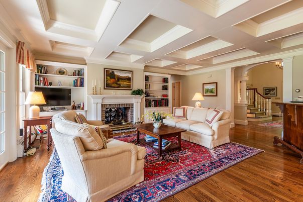 Fireplace, Interior, Living room, Wood Texture Flooring