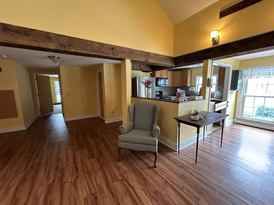 Interior, Kitchen, Wooden Beams, Wood Texture Flooring