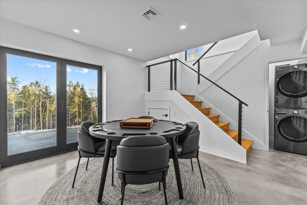 Dining room, Interior, Recessed Lighting, Washer