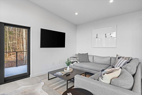 Interior, Living room, Recessed Lighting