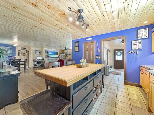 Interior, Kitchen, Wooden Ceilings