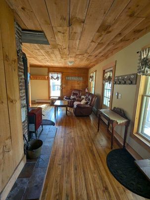 Interior, Living room, Wooden Ceilings, Wood Texture Flooring