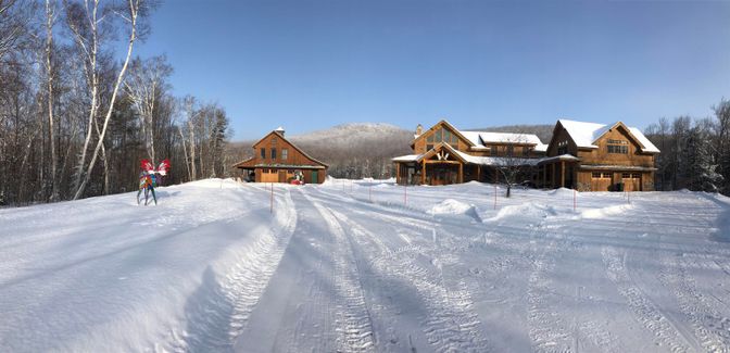 Backyard, Exterior, Facade, Log Home