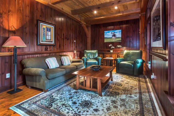 Interior, Living room, Recessed Lighting, Wooden Beams, Wooden Ceilings, Wood Texture Flooring, Wooden Walls