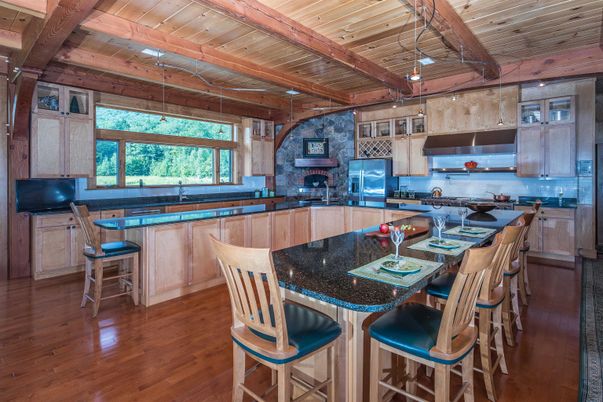 Interior, Kitchen, Wooden Beams, Wooden Ceilings, Wood Texture Flooring