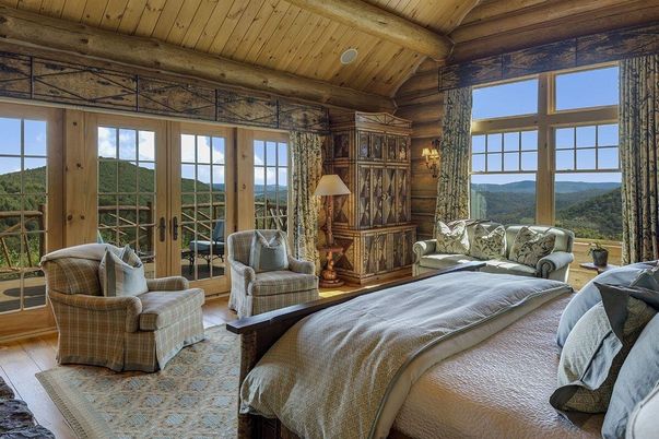 Bedroom, Interior, Wooden Beams, Wooden Ceilings, Wood Texture Flooring, Wooden Walls