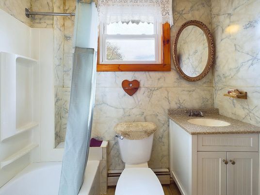 Bathroom, Interior, Marble Walls