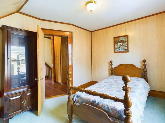 Bedroom, Interior, Wood Texture Flooring
