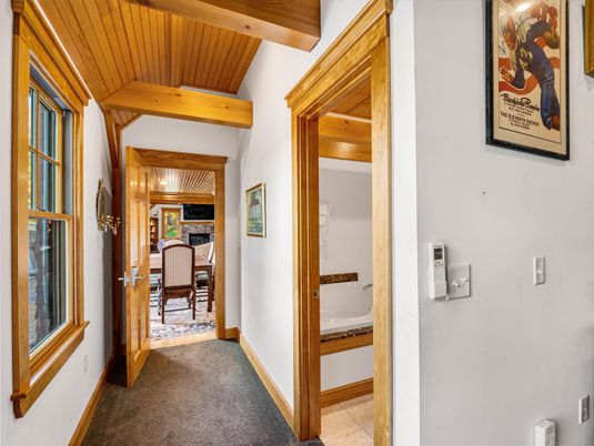 Bathroom, Dining room, Interior, Wooden Beams, Wooden Ceilings