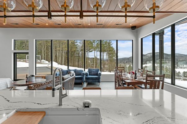 Dining room, Interior, Living room, Wooden Beams, Wooden Ceilings