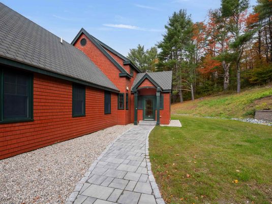 Backyard, Exterior, Facade, Log Home