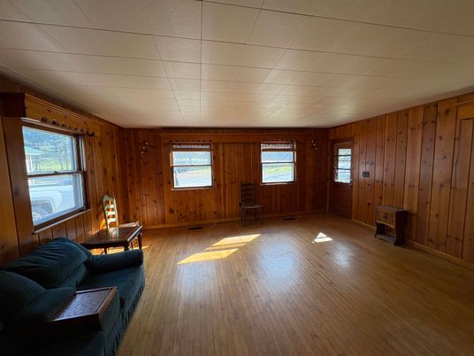 Empty room, Interior, Wood Texture Flooring, Wooden Walls