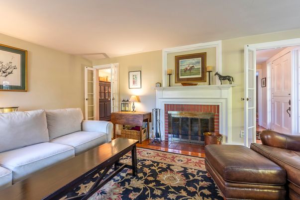 Fireplace, Interior, Living room, Wood Texture Flooring