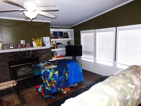 Fireplace, Interior, Wood Texture Flooring
