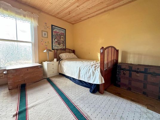 Bedroom, Interior, Wooden Ceilings