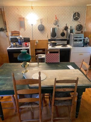 Dining room, Interior, Kitchen