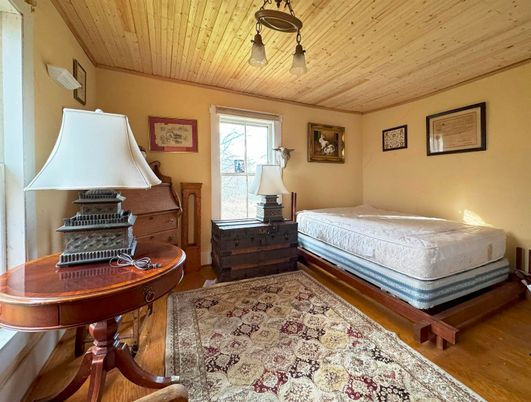 Bedroom, Interior, Wooden Ceilings, Wood Texture Flooring