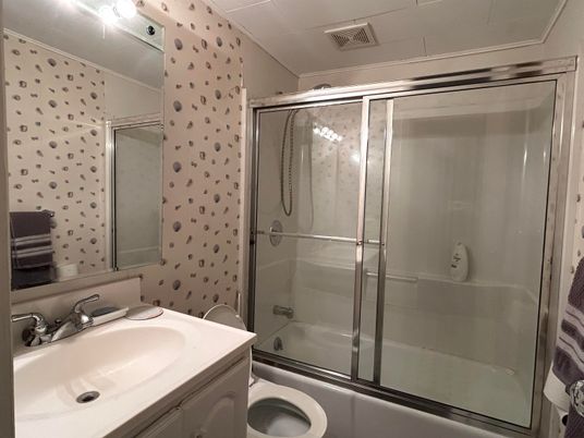 Bathroom, Glass Shower, Interior