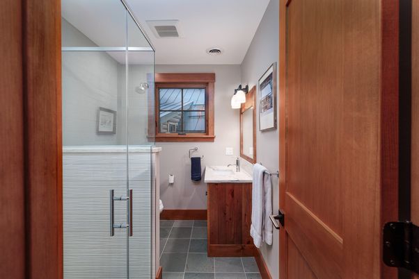 Bathroom, Glass Shower, Interior