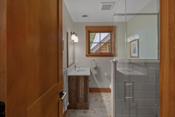 Bathroom, Glass Shower, Interior