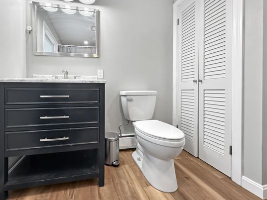 Bathroom, Interior, Wood Texture Flooring