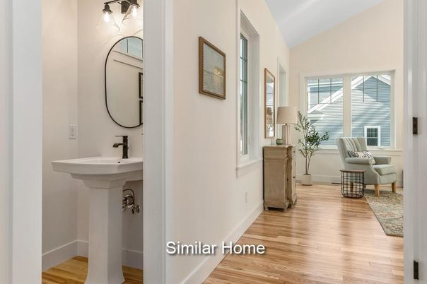 Bathroom, Interior, Wood Texture Flooring