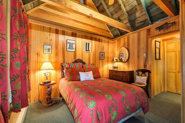 Bedroom, Interior, Wooden Beams, Wooden Ceilings, Wooden Walls