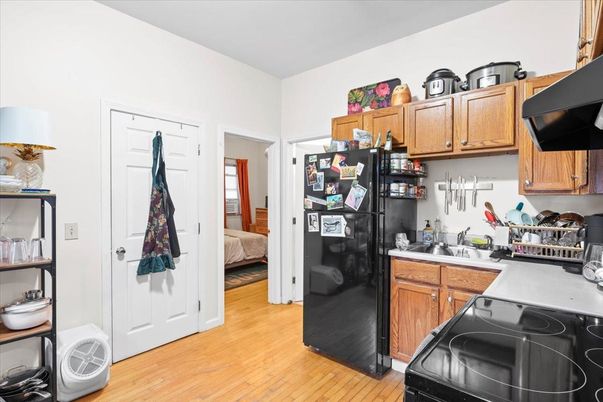 Interior, Kitchen, Wood Texture Flooring
