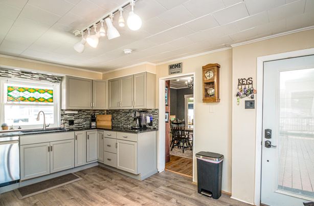 Interior, Kitchen, Wood Texture Flooring
