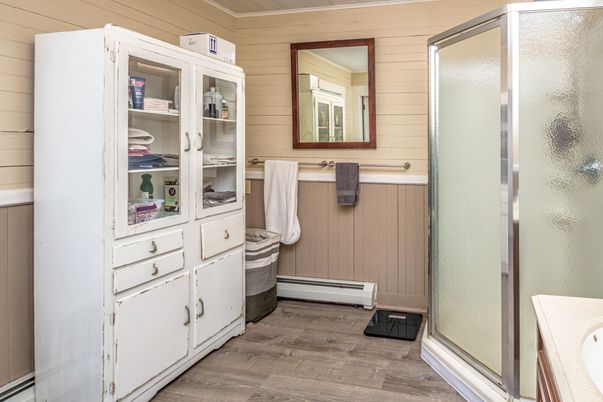 Bathroom, Interior, Wood Texture Flooring
