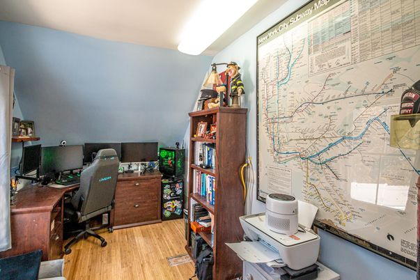 Home Office, Interior, Wood Texture Flooring