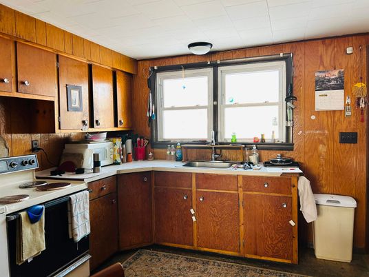 Interior, Kitchen, Wooden Walls