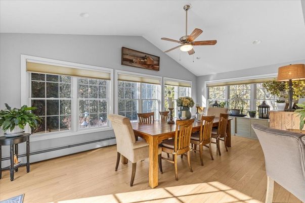 Dining room, Interior, Wood Texture Flooring