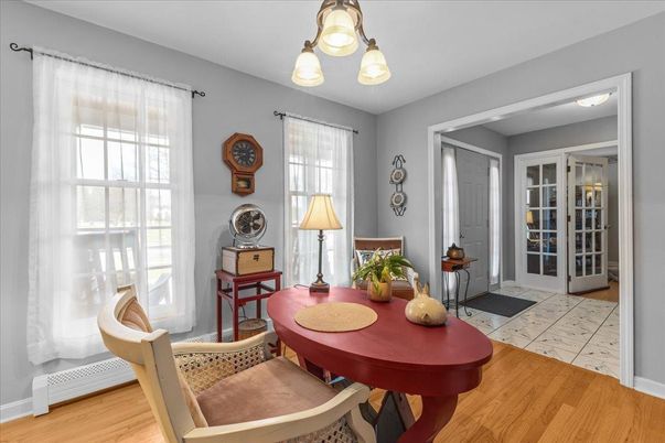 Dining room, Interior, Wood Texture Flooring