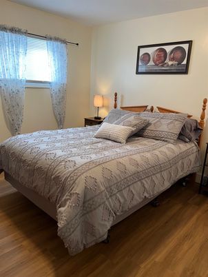 Bedroom, Interior, Wood Texture Flooring