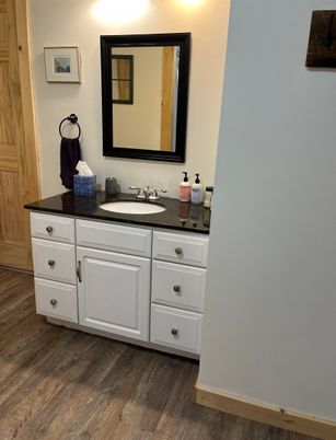 Bathroom, Interior, Wood Texture Flooring