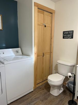 Interior, Washer, Wood Texture Flooring