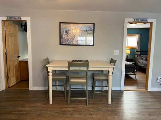 Dining room, Interior, Wood Texture Flooring