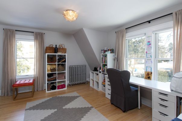 Home Office, Interior, Wood Texture Flooring