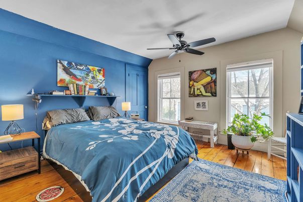Bedroom, Interior, Wood Texture Flooring