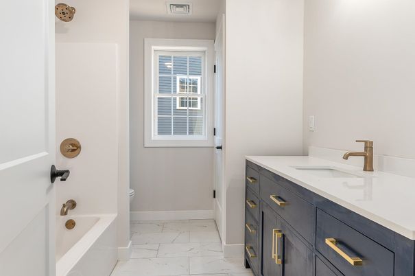 Bathroom, Dual Sink Vanities, Interior, Marble