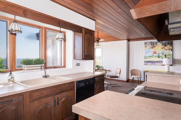 Interior, Kitchen, Pendant Lights, Wooden Ceilings