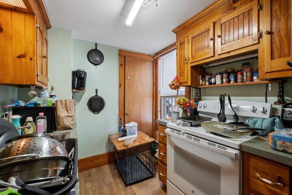 Interior, Kitchen, Wood Texture Flooring