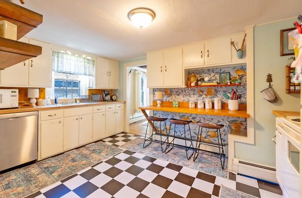 Dining room, Interior, Kitchen