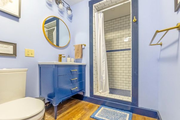Bathroom, Interior, Wood Texture Flooring